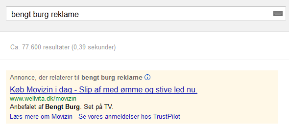 AdWords Bengt Burg Wellvita